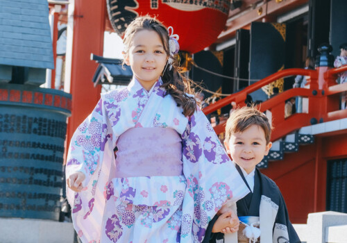 浅草 着物レンタル Tokyo Asakusa Kimono Rental Furisode 和服 kids
