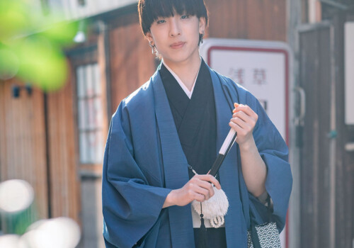 浅草 着物レンタル レギュラープラン 男性 袴 写真撮影 asakusa kimono rental photo shot plan male hakama