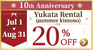 10th anniversary 20%OFF
